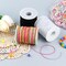 Black White Colorful Elastic Cord,1mm,1.2mm,1.5mm 3 Rolls Elastic Stretchy String for Bracelets, Necklace, Jewelry Making and Crafts with Beading Needle and Scissors